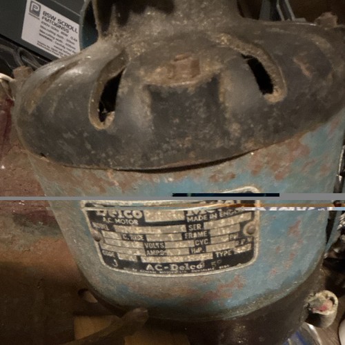 Delco electric motor - ac,