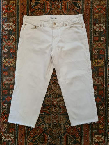 Zara ladies white cropped - ladies,