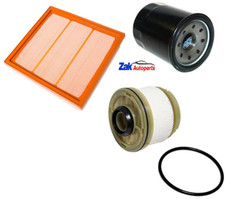 FOR ISUZU D-MAX 2.5 CRDi 2012-2018 OIL AIR AND FUEL FILTERS SERVICE KIT