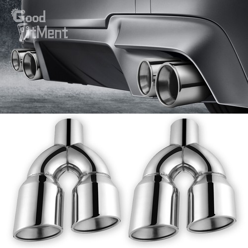 Quad exhaust pipe tips - 9.5",
