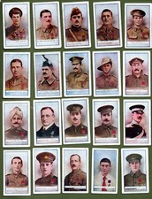 Gallaher The Great War Victoria Cross Heroes 1915 Twenty Cards Fair-Good