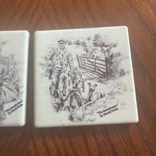 a pair of vintage decorative
