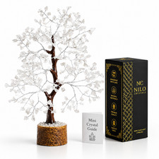 Clear quartz crystal tree - quartz,