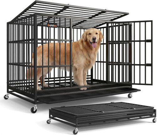Feandrea heavy duty dog crate - feandrea,