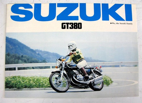 Suzuki gt380 motorcycle - a,