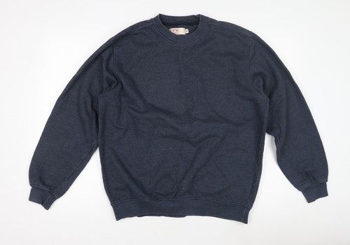 Ewm men blue crew neck - ewm, men's