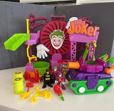 Imaginext joker funhouse and vehicle with Batman Dc Figures