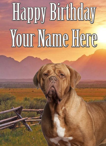 Dogue bordeaux a5 - de,