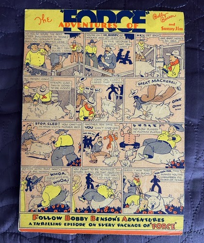 Force cereal box - force, back
