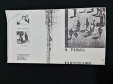 A FINAL DISCIPLINE VERY RARE SYNTH 7" SINGLE ONLY 500 MADE 1982 CLICK & LISTEN T