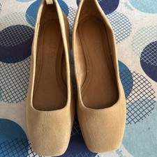 Next Square Heel Forever Comfort Square Toe Shoes Size 4