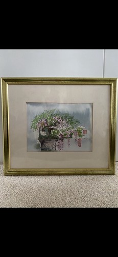 Suchin signed wisteria - suchin,