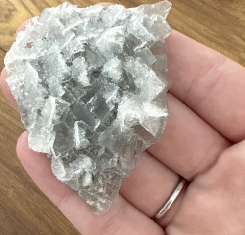 Sugared quartz cubic - sugared,