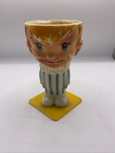 Vintage plastic andy pandy egg - plastic,