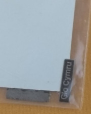 Glo Cymru Etched Loco Nameplates (Pack of 2)