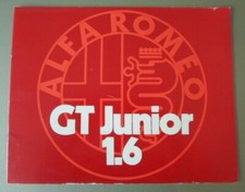 ALFA ROMEO GT JUNIOR 1.6 orig 1972 UK Mkt Sales Brochure