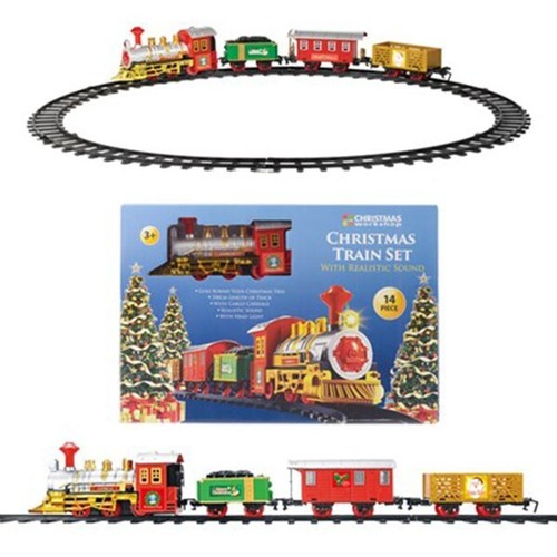Christmas train set - christmas, music