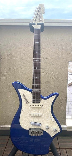 Italia guitars monza - guitars, blue