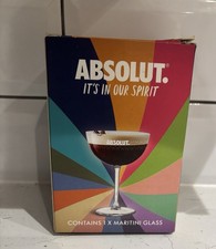 Absolut Vodka Martini Glass