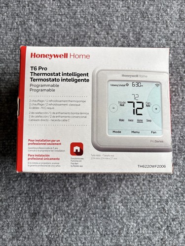 Honeywell th6220wf2006 pro - t6,