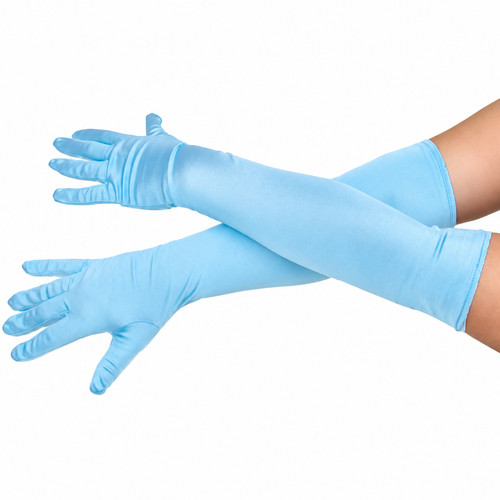 Ladies long turquoise - long,