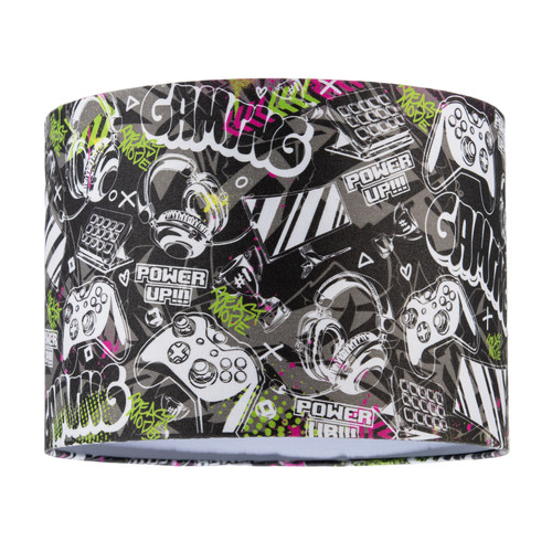 Gaming themed cotton fabric - gaming,