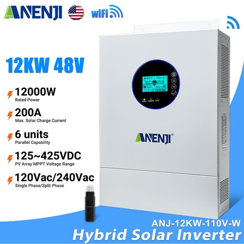 12kw 48v hybrid solar inverter - hybrid,