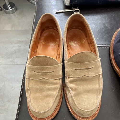 Sanders isaac suede penny - sanders,