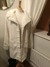 Dennis basso faux fur coat
