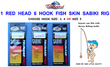 TSUNAMI RED HEAD 6 HOOK FISH