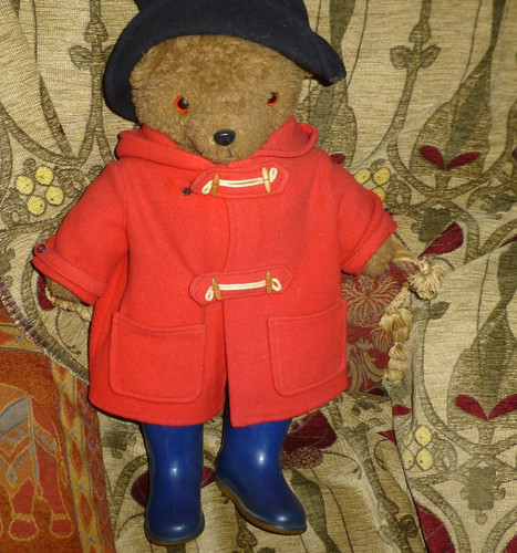 Paddington bear 1972 red coat - paddington,