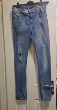 ASOS blue ripped jeans women