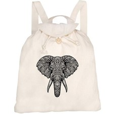 'Tribal Elephant Head' Canvas