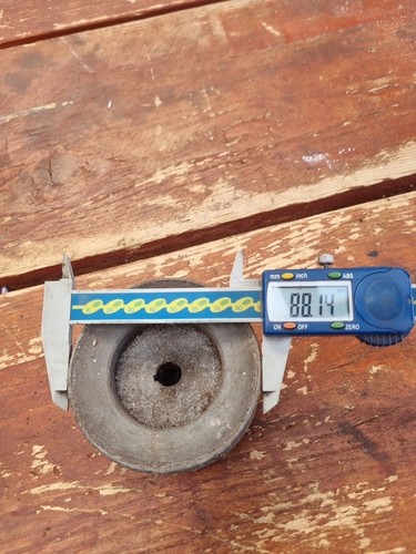 Vee pulley 13mm - vee, 89mm