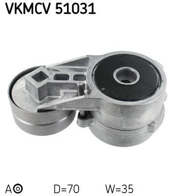 Ribbed belt tensioner for - v-ribbed,