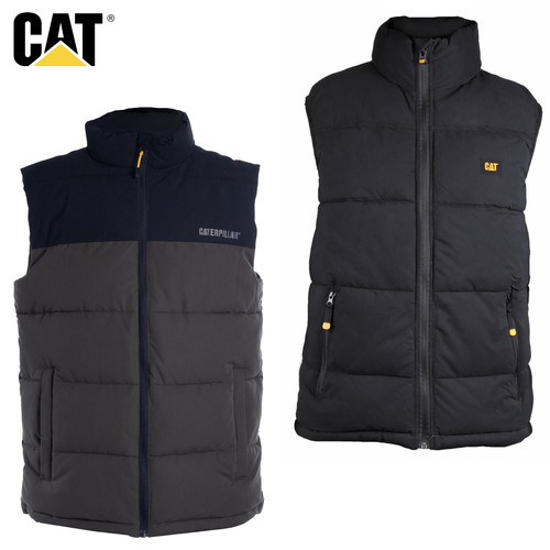 Mens cat quilted bodywarmer - cat,