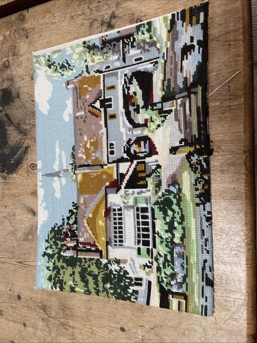 Vintage completed needlepoint - completed,
