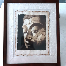 Large Framed Picture of a Buddha 35cms x 42cms