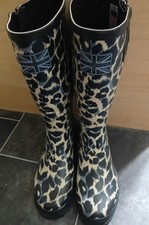 Tu Ladies Leopard Print Wellie