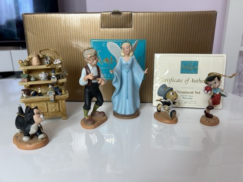 Wdcc disney pinocchio full set - wdcc,
