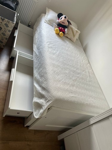 Bed frame and mattress great - bed,