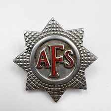 Genuine WW2 AFS Auxiliary Fire Service Cap Badge