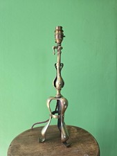 Arts and crafts era table lamp: rewired