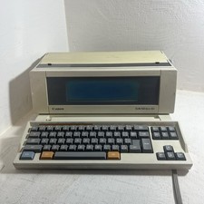 (FOR PARTS - READ) Canon StarWriter 80 Word Processor V023 Powers Up 120V 0.35A