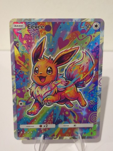 Custom fan art eevee rainbow - fan,