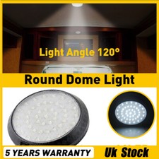 12V Roof Dome White Lamp