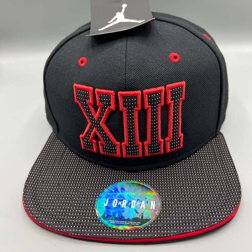 Air jordan xiii hat - xiii, black