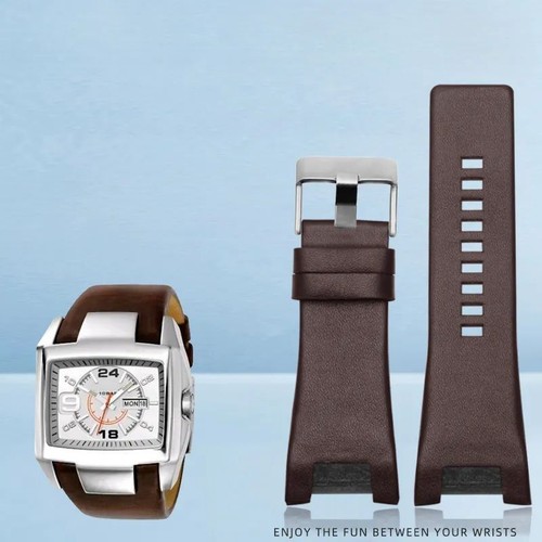 Genuine leather watch strap - leather,