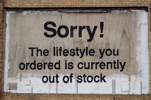 Banksy sorry the lifestyle you - sorry,