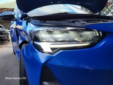 Vauxhall Corsa F Headlight Driver Side LED & ECU 2020 - 2023 9829522680 (Damage)